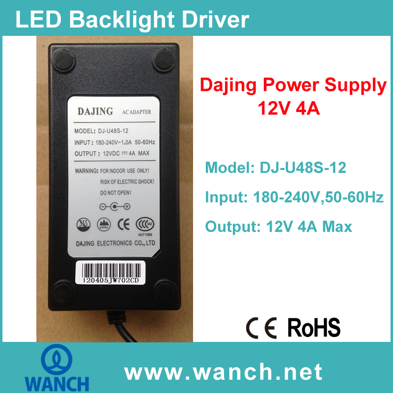 Sell 12V 4A Power Supply for LCD/LED Monitor DJ-U48S-12
