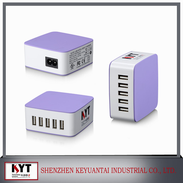 2014 hot sellling 5 port usb charger universal usb charger for all brands tablets and phones,UL,SAA,