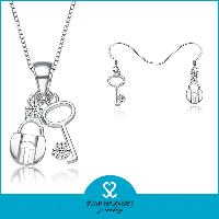 Fashion South American Silver Jewellery Set OEM Accepted (J-0146)