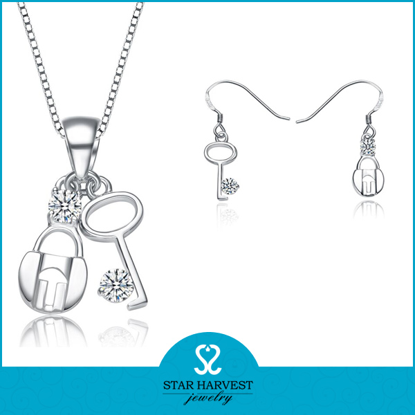 Fashion South American Silver Jewellery Set OEM Accepted (J-0146)