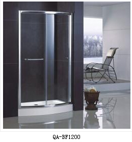 Sliding Bowfront Shower Door (China Bathroom Supplier) with Double-Side Easy Clean Nano Coating