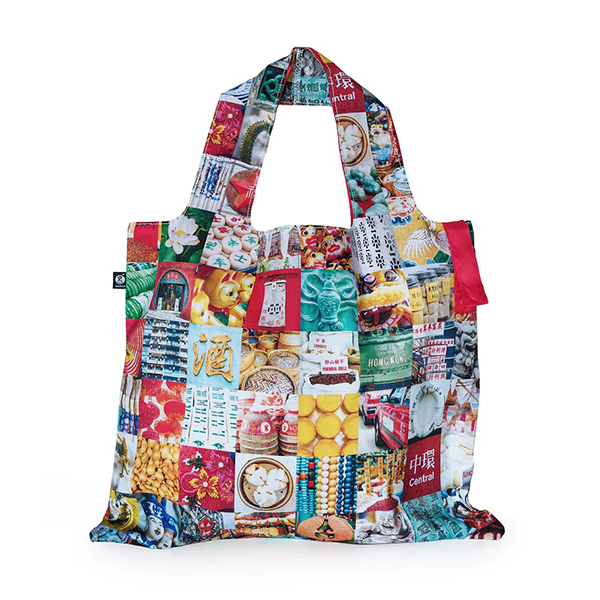 Folding Shopping Bag Red