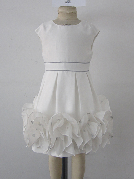 Ruffled Taffeta Dress