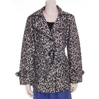 Animal printed coat