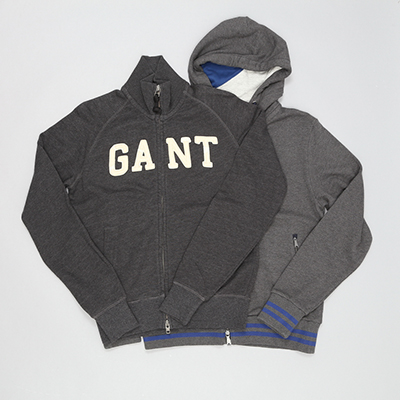 GANT LONG SLV ZIP-THOU CARDIGAN