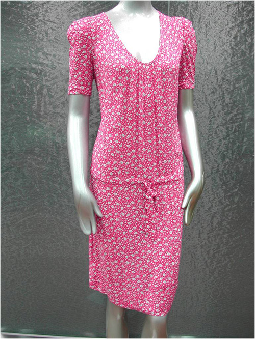 Ladies' Rayon Printed Dress