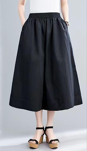 High-Waisted Linen-Blend Dress Pants for Women