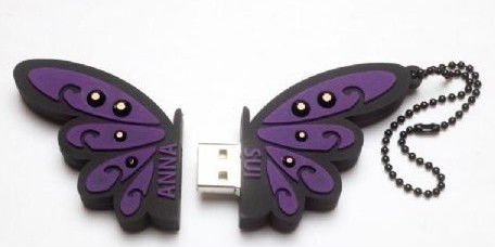 2gb Butterfly Cartoon Usb For Promotional Gift!
