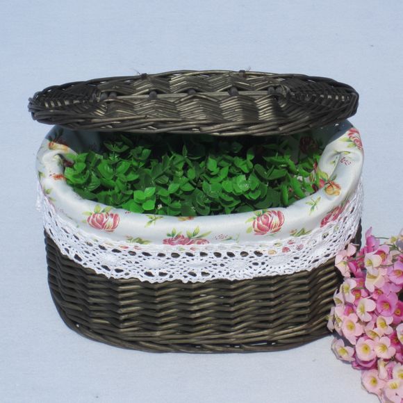 2012 New style willow storage basket