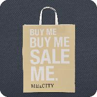 Sell Kraft Paper Bag With Flat Handle