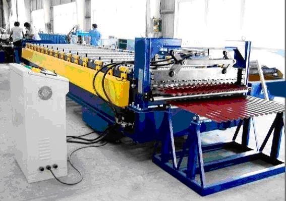 Small Wave Roof Panel Roll Forming Machine