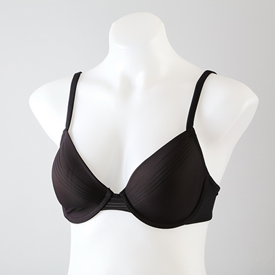 Striped Full Coverage T-shirt Bra