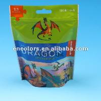 Stand Up Plastic Ziplock Toy Packing Bag