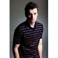 Men's Short Sleeve Polo Collar Stripped Pattern Mercerized Jersey Polo Shirt