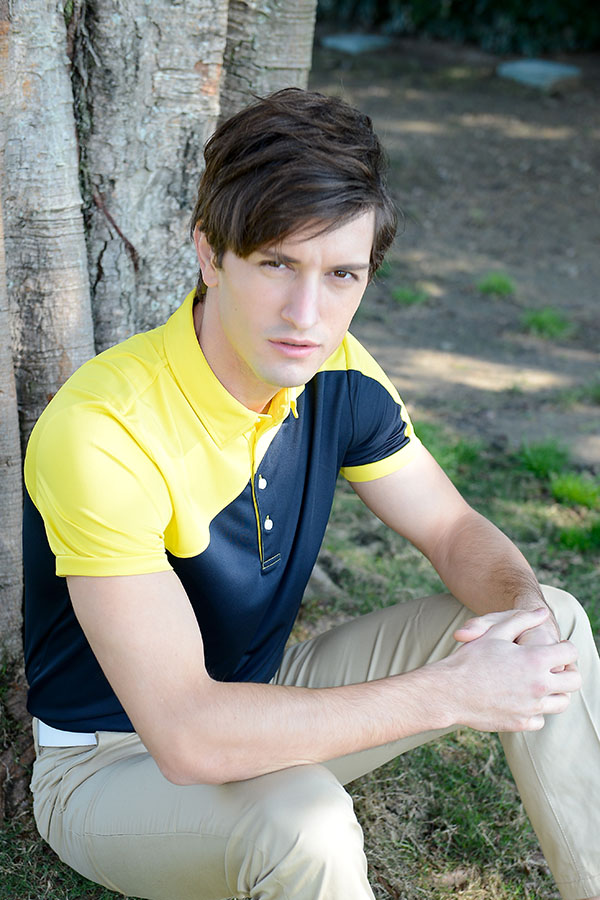 Short Sleeve Polo Collar Casual Button Closure Men's Polo Shirt