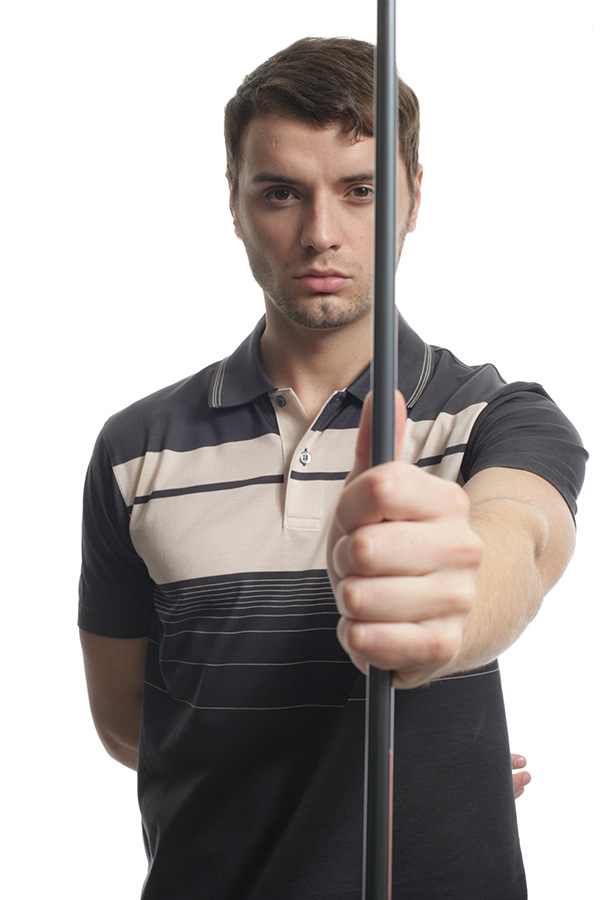 Men's Mercerized Short Sleeve Polo Collar Pique Golf Shirt