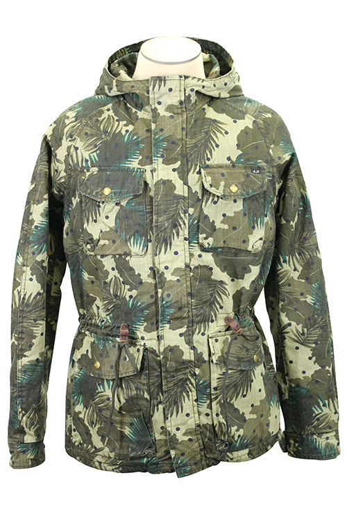 Men's cotton woven miitary parka