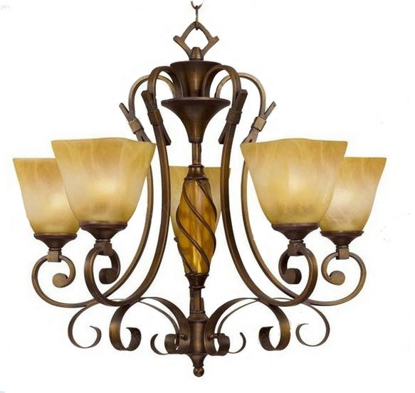 classic European style traditional iron art chandelier
