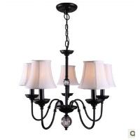 Matt Black Color Top Popular Design American Style Iron Art Chandelier