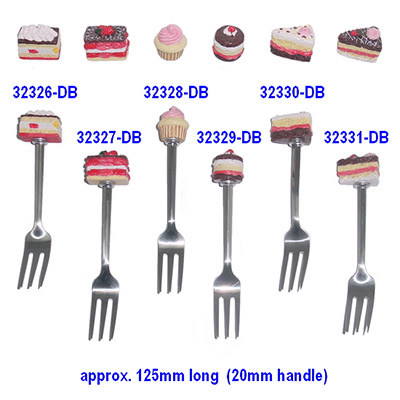 Small Fork With Cake Design