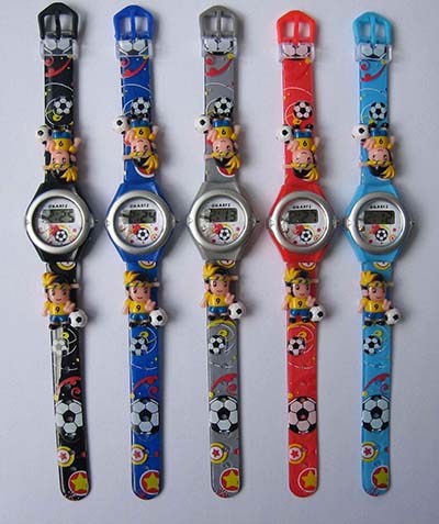 Plastic LCD kids watch