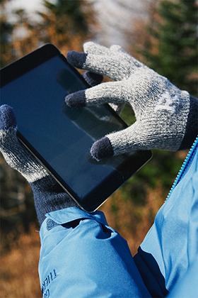 Gloves, Touch Screen, Wool, Winter