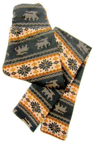 Printed Legging Lined with Fleece