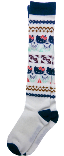Woven Knee-High Socks