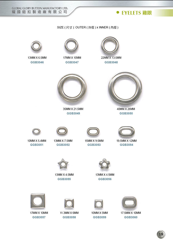 Eyelets