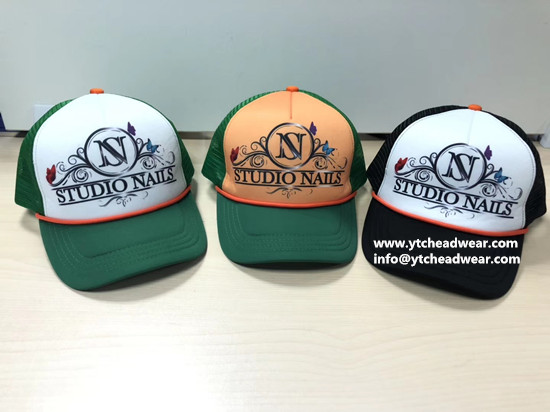 supply custom printed trucker cap mesh back with logo for brand promotion