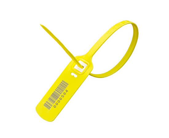 Plastic Security Seal 400mm length Tamper evident numbered plastic seal truck seal padlock seal