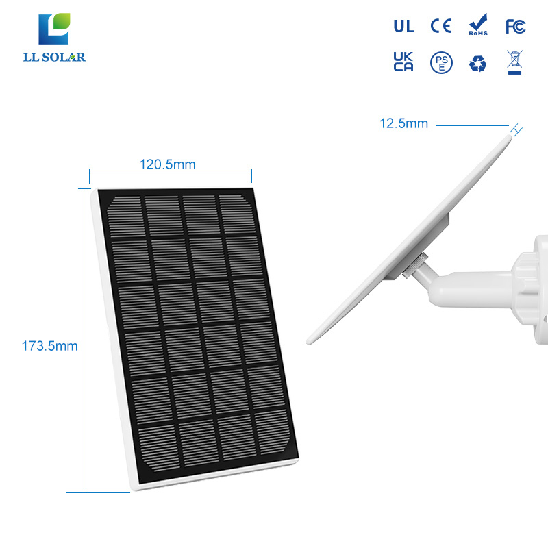 3W High Efficiency Solar Power Panel for Camera CCTV Security IP Camera Outdoor