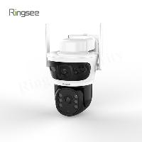 Ringsee Smart AOV Dual-lens Low-power solar security camera 6MP AI Camera wireless outdoor for home