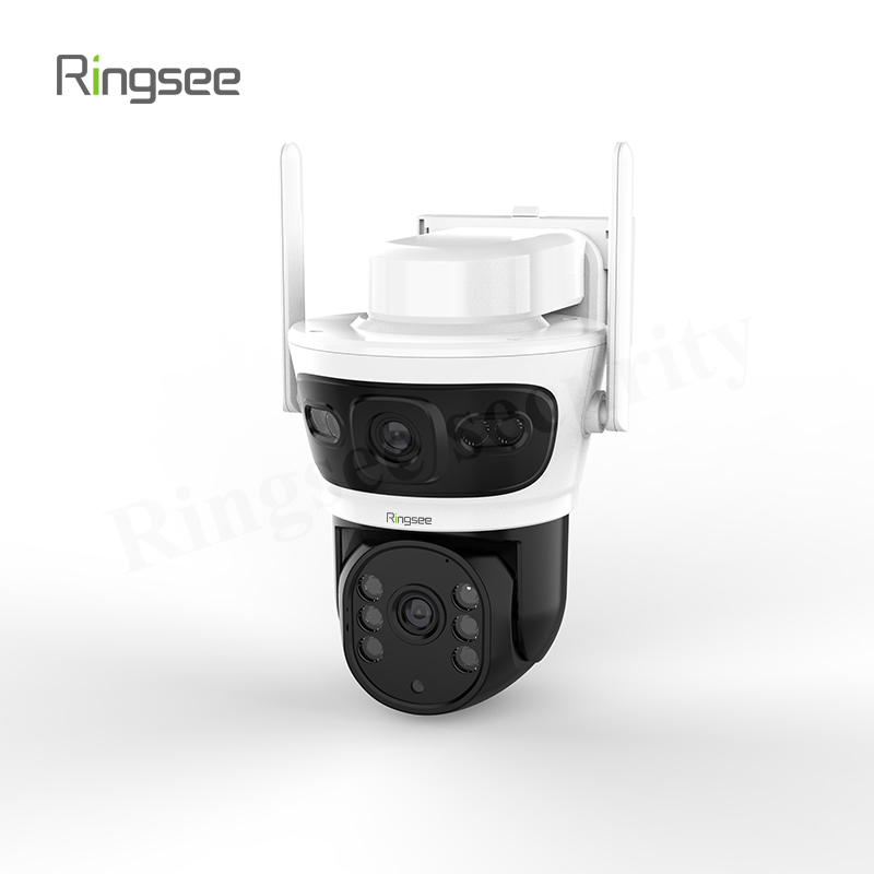 Ringsee Smart AOV Dual-lens Low-power solar security camera 6MP AI Camera wireless outdoor for home
