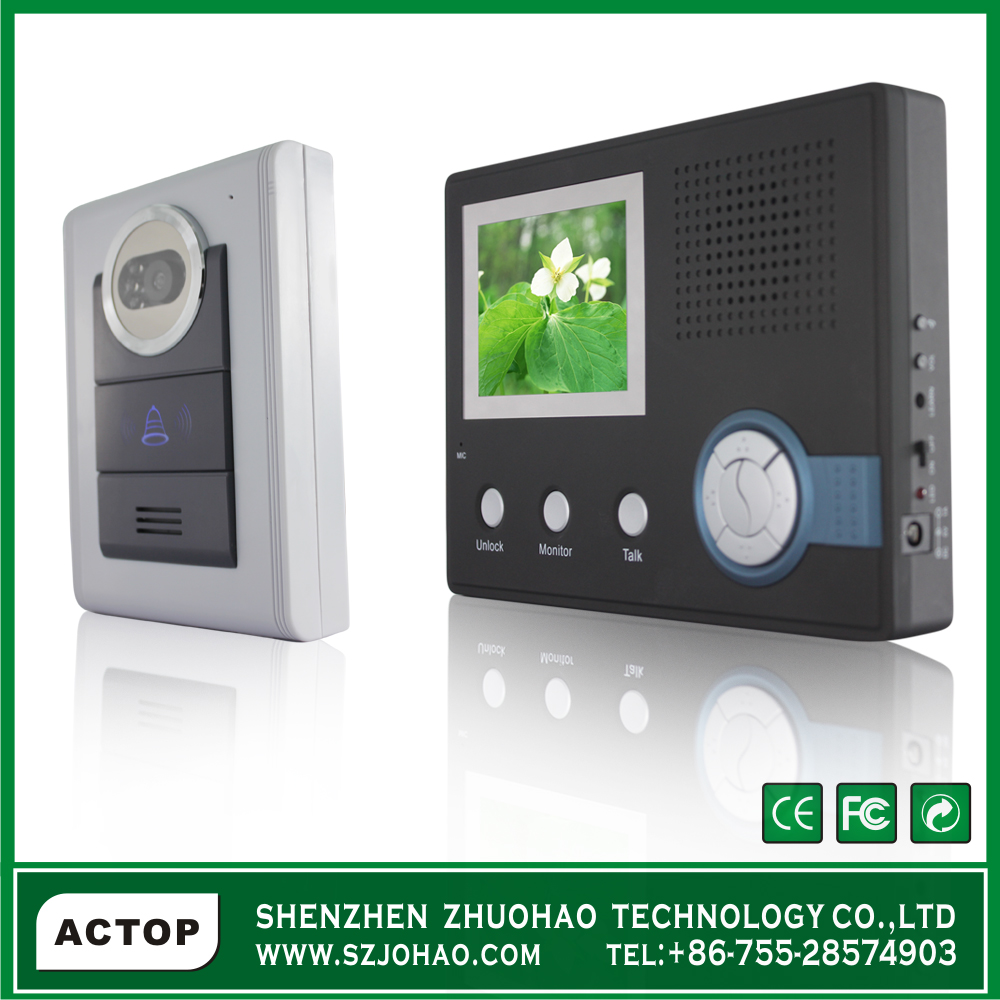 Hot Sale Up To 350meters Wireless Video Door Phone