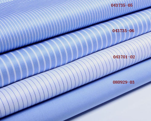 Yarn dyed dress shirt fabric