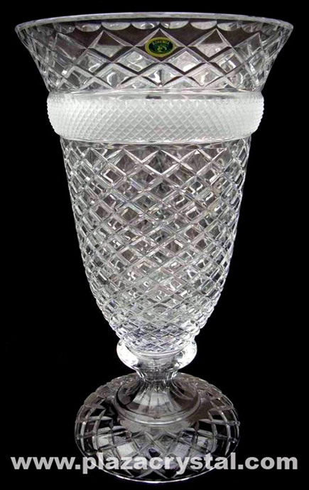 Bohemia Lead Crystal Karo Vase