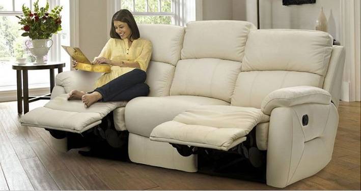 High Quality Modern Living Room Leather Sofa Recliner Sofa