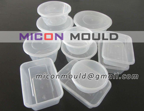 plastic injection mold, food container mould