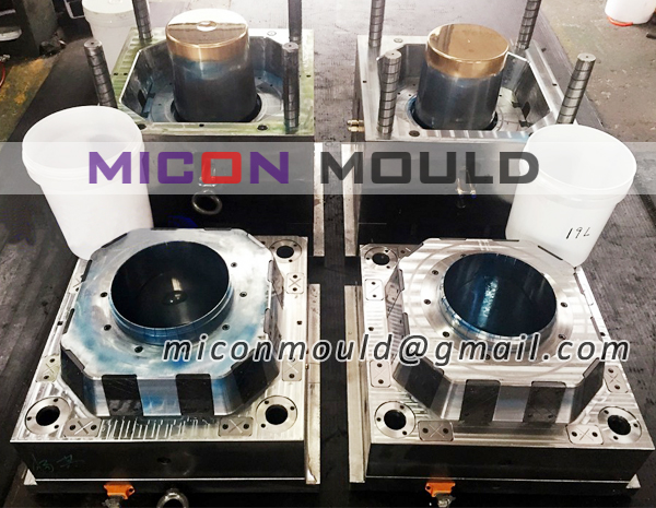 plastic injection mold, plastic bucket mould