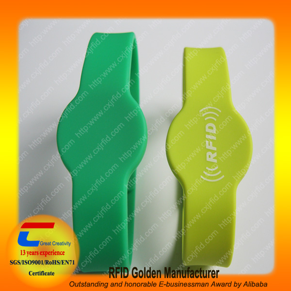 Waterproof Silicon Rfid Bracelet For Kindergarten Tracking
