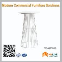 Popular Stainless steel wire round table/ bar table,ME-MBT032