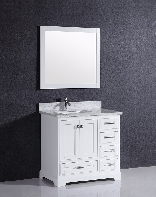 Sell Modern small free floor mounted italian bathroom vanity, T9199-36WL