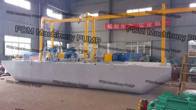 Intaking water floating boat pump