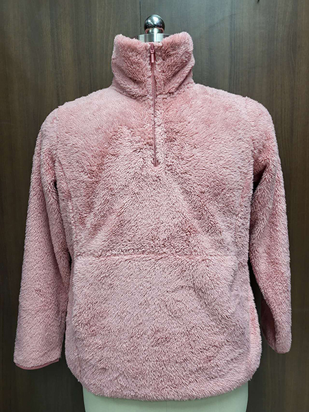 Ladies' Pullover /Half Zip Placket