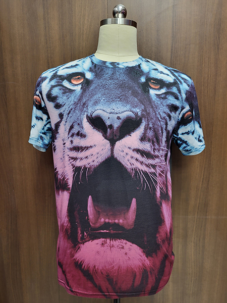 Men's Crew Neck Tee /Digital Print Front